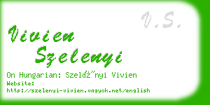 vivien szelenyi business card